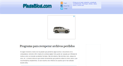 Desktop Screenshot of plagablog.com
